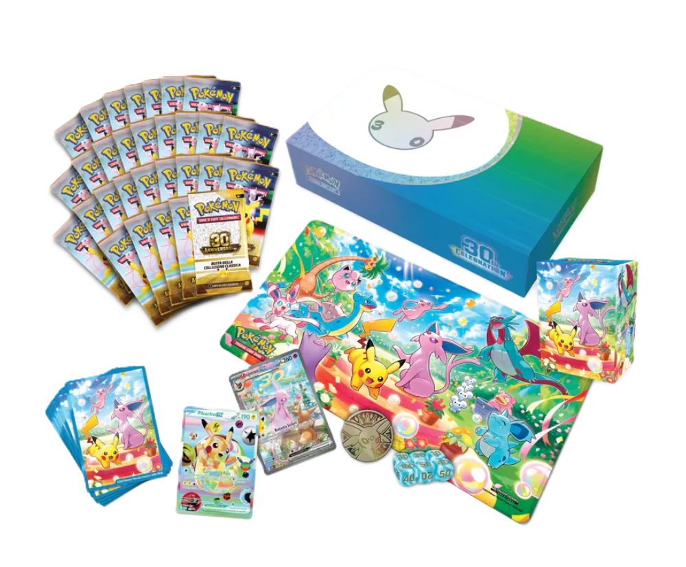 Pokémon 30° Anniversario — Collezione Ultra Premium Pikachu-ex e Espeon-ex